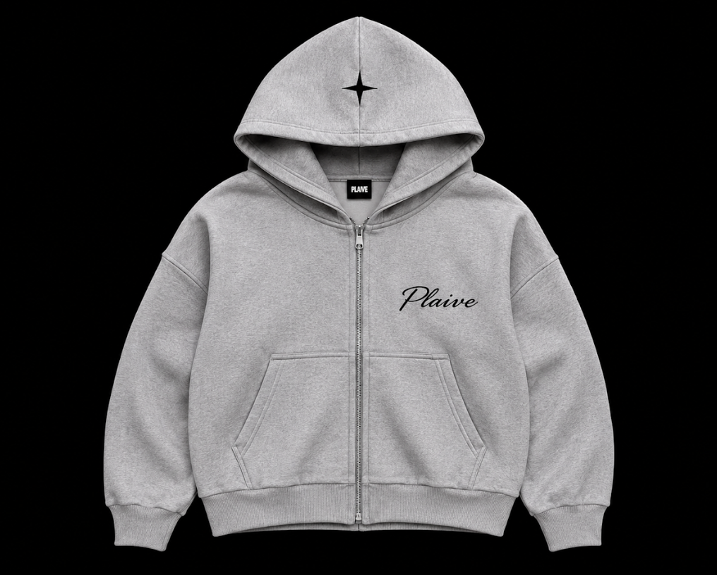 Sudadera con cremallera Plaive